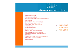 Tablet Screenshot of aerostrada.pl